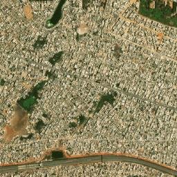 Pikine Department map(satellite map)