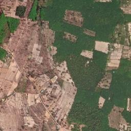 Amphoe Buntharik map(satellite map)