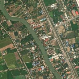 Amphoe Si Prachan map(satellite map)