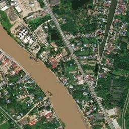 Amphoe Pa Mok map(satellite map)