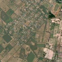 Amphoe Kap Choeng map(satellite map)