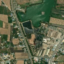 Amphoe U Thong map(satellite map)