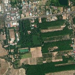 Amphoe Ban Kruat map(satellite map)
