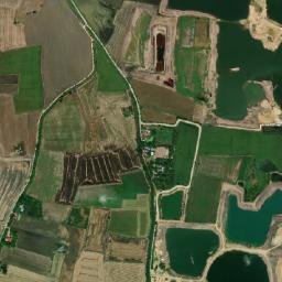 Amphoe Sena map(satellite map)