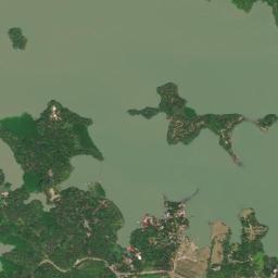 Satellite view of Lake Caliraya Surf Kamp