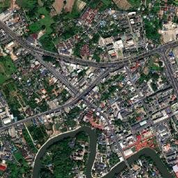 Nakhon Nayok map(satellite map)