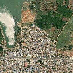 Holalkere map(satellite map)