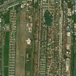 Amphoe Thanyaburi map(satellite map)