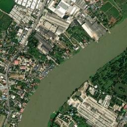 Amphoe Mueang Pathum Thani map(satellite map)