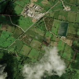 Roseau Valley map(satellite map)