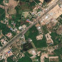 Kabin Buri map(satellite map)