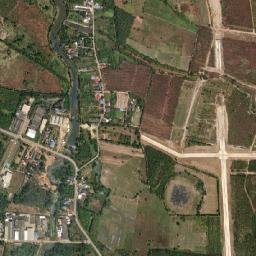 Amphoe Si Maha Phot map(satellite map)