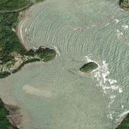 Praslin map(satellite map)