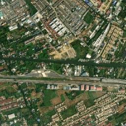 Amphoe Bang Kruai map(satellite map)