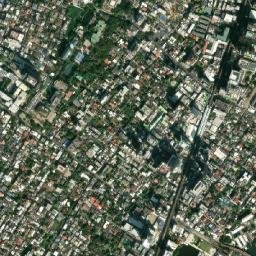 Phaya Thai map(satellite map)