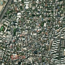 Din Daeng map(satellite map)