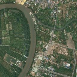 Amphoe Bang Khla map(satellite map)