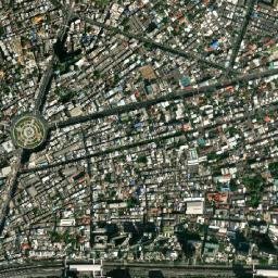 Khlong San map(satellite map)