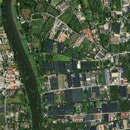 Amphoe Sam Phran map(satellite map)