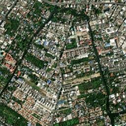 Chom Thong map(satellite map)