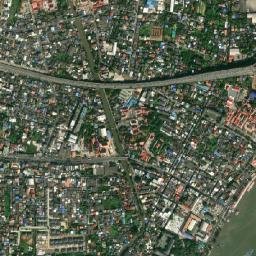 Phra Pradaeng map(satellite map)