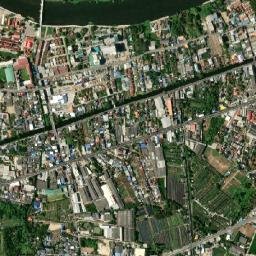 Krathum Baen map(satellite map)