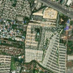 Amphoe Bang Phli map(satellite map)