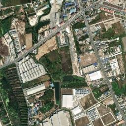 Amphoe Phan Thong map(satellite map)