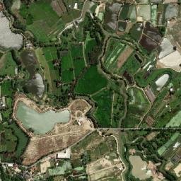 Amphoe Phanat Nikhom map(satellite map)