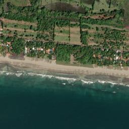 Satellite view of Playa El Cuco