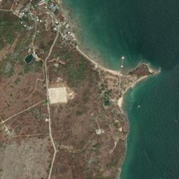 Amphoe Ko Si Chang map(satellite map)