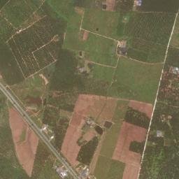 Amphoe Nong Yai map(satellite map)