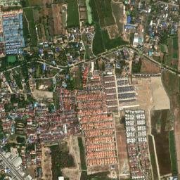 Amphoe Mueang Phetchaburi map(satellite map)