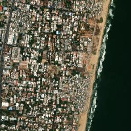 Palavakkam map(satellite map)