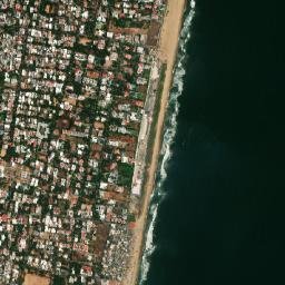 Neelankarai map(satellite map)