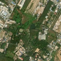 Amphoe Nikhom Phattana map(satellite map)