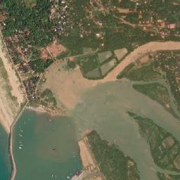Manjēshvar map(satellite map)