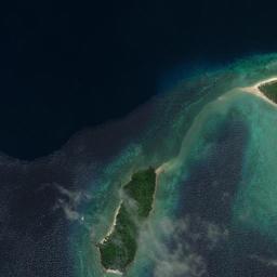 Satellite view of Romblon Bonbon Beach