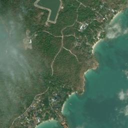 Satellite view of Kho Samet Tubtim Beach