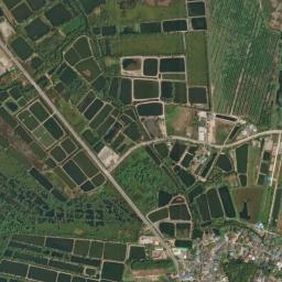 Amphoe Laem Sing map(satellite map)