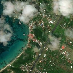 Corn Island map(satellite map)