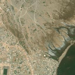 Obock map(satellite map)