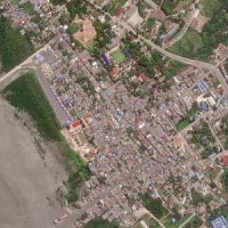 Khlong Yai map(satellite map)