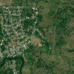 El Almendro map(satellite map)