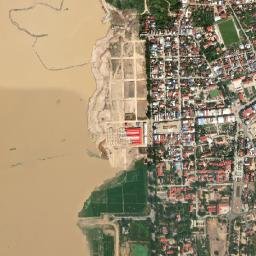 Prey Veng map(satellite map)