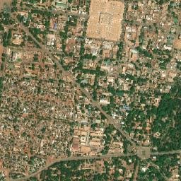 Bobo-Dioulasso map(satellite map)