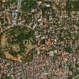 Thrissur District map(satellite map)