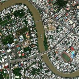 Long Xuyên map(satellite map)