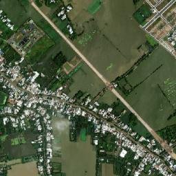 Long Xuyên City map(satellite map)
