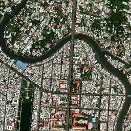 Thành Phố Mỹ Tho map(satellite map)
